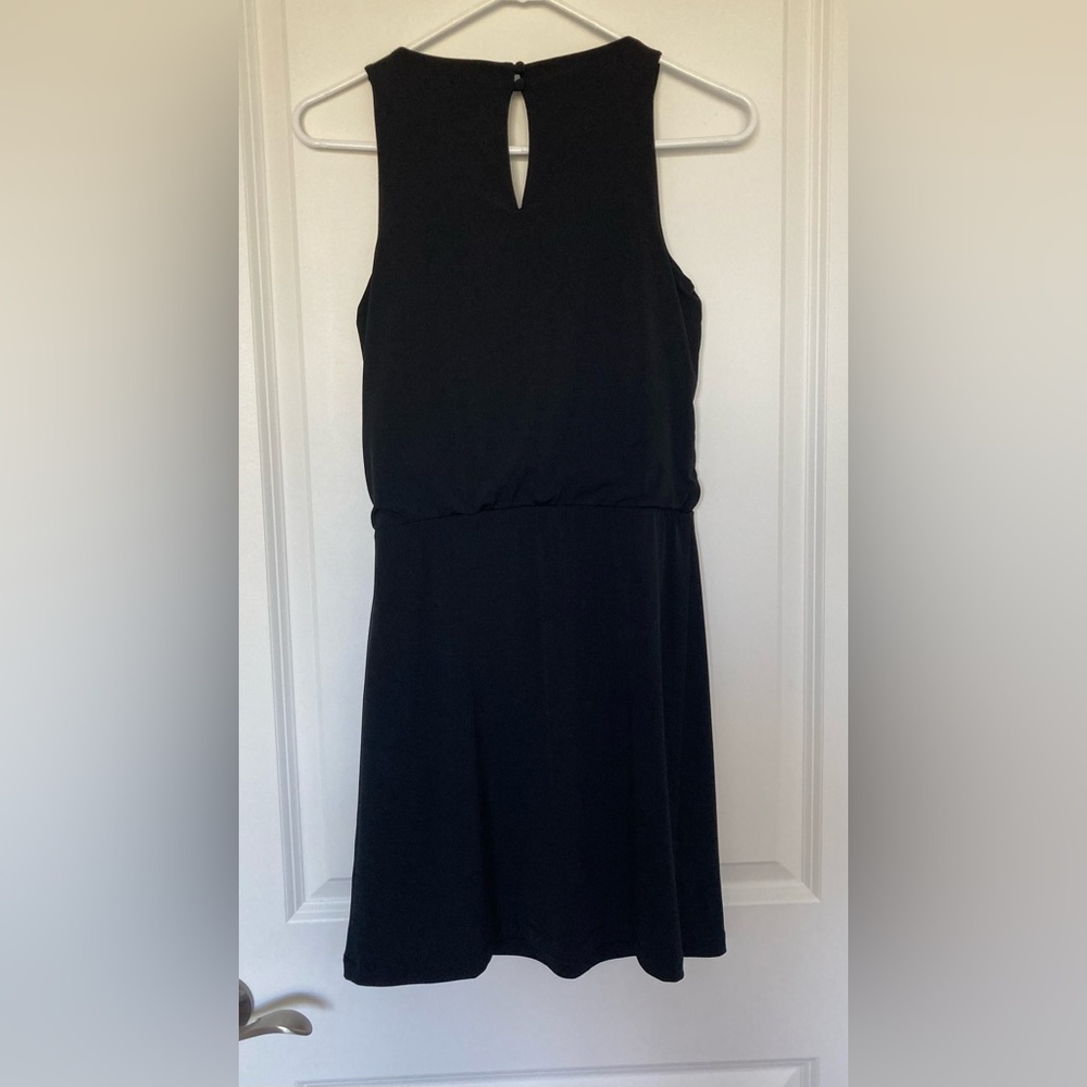 White House Black Market Black Sleeveless Dress with Embellishments Women’s XXS - Picture 4 of 8